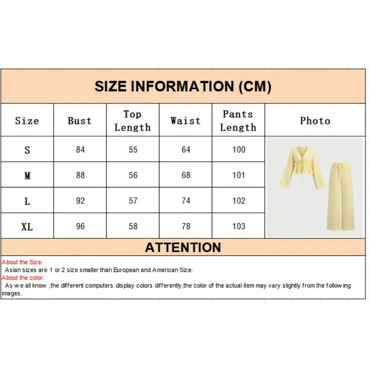 Women‘s Two-Piece Set -Solid Color with Stripe Detail Lounge Set,Strappy Camisole & Wide Leg Tie-Waist Pants,Sweet Casual Outfit