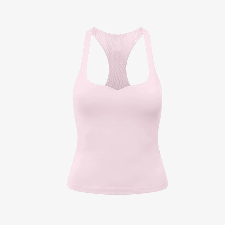 CSB Form Tank Lyla Racerback Tank Top with Built in Bra & High Waist Leggings Gym Set Fitness Gym Clothing