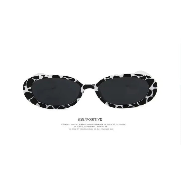 Vintage Oval  Sunglasses Women Luxury Brand Designer Small Oval Sun Glasses Retro Black Red Glasses Ladies Goggle