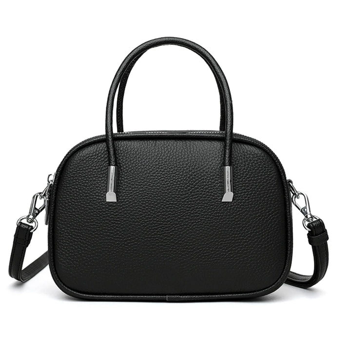 Genuine Leather Crossbody Bag Women Fashion Simple Shoulder Bag Designe Ladies Cowhide Messenger Bag Small Handbag and Purse Sac