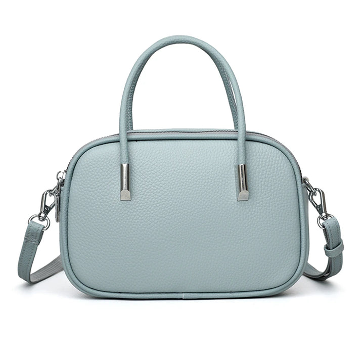 Genuine Leather Crossbody Bag Women Fashion Simple Shoulder Bag Designe Ladies Cowhide Messenger Bag Small Handbag and Purse Sac