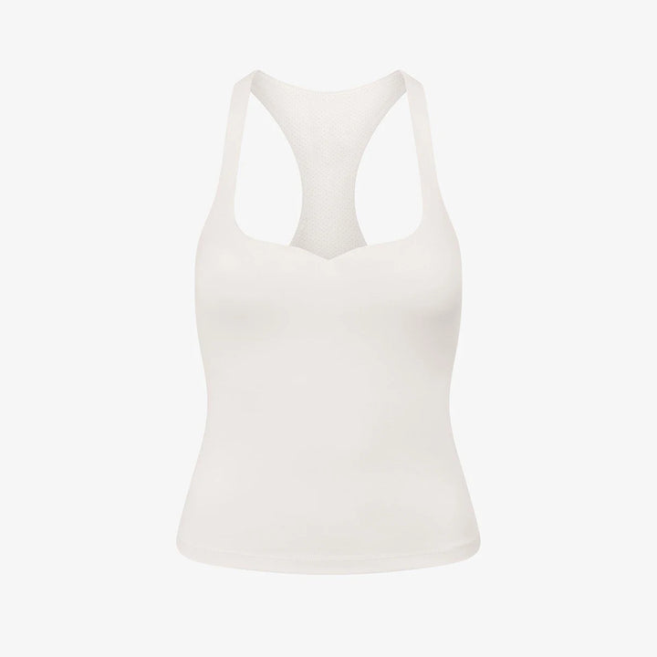 CSB Form Tank Lyla Racerback Tank Top with Built in Bra & High Waist Leggings Gym Set Fitness Gym Clothing