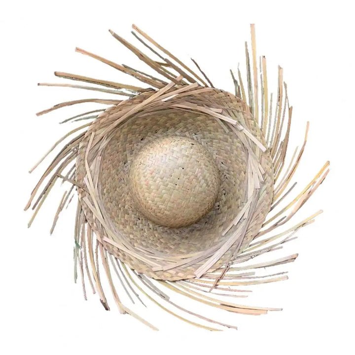 Straw Hat Summer Sun Protection Wide Brim Hand Woven Lightweight Breathable Design Beach Hat Headwear Accessory 모자